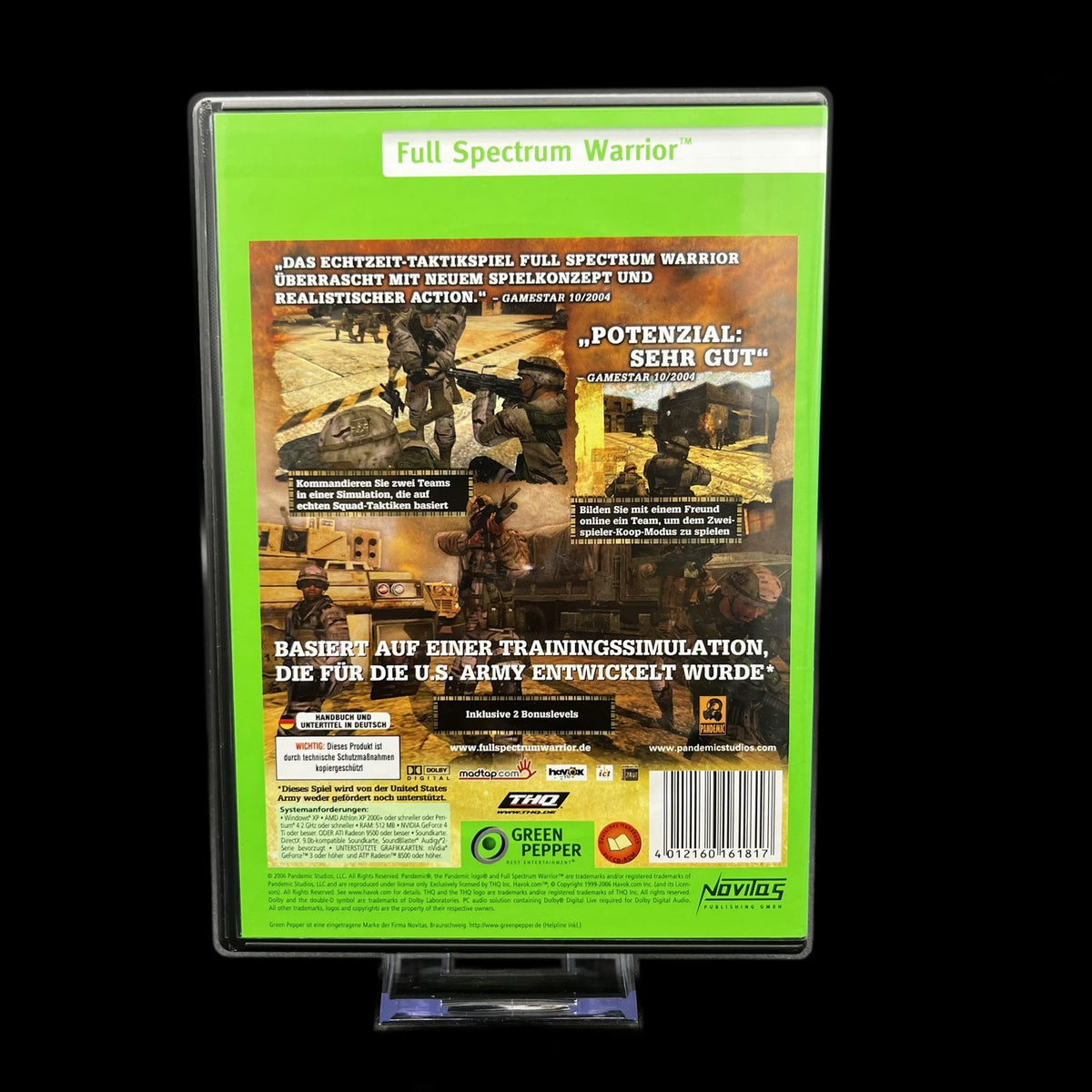 Full Spectrum Warrior - PC - Complete in Box - PAL - deutsch - Gebraucht