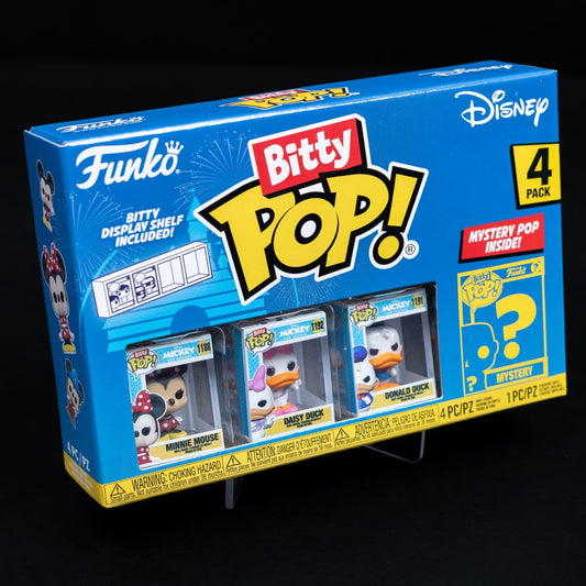 Funko Bitty POP! - Disney 4-Pack mit Secret/Mystery POP & Mini-Vitrine