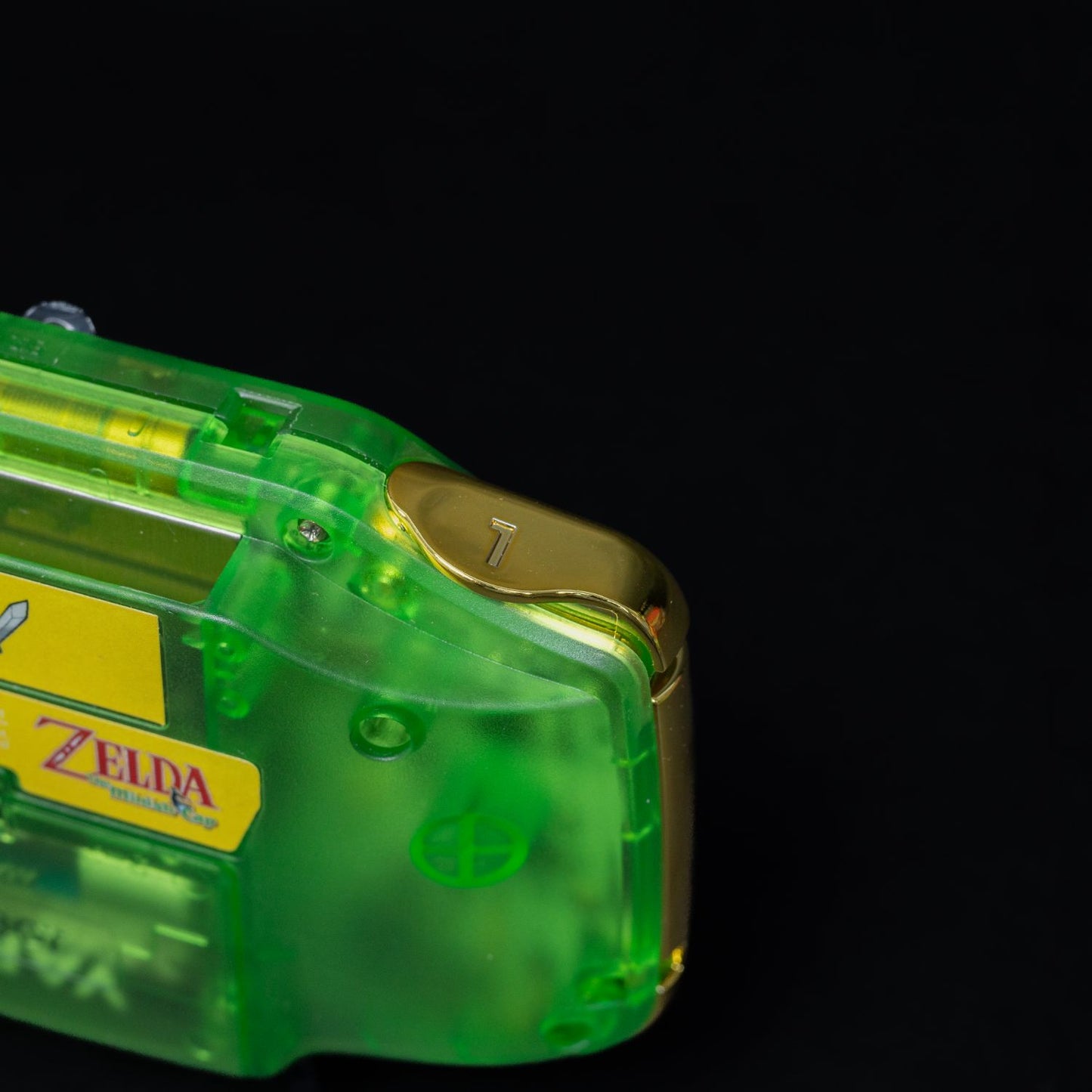 Game Boy Advance - Refurbished - Zelda Reshell + neues Display mit OSD Menü