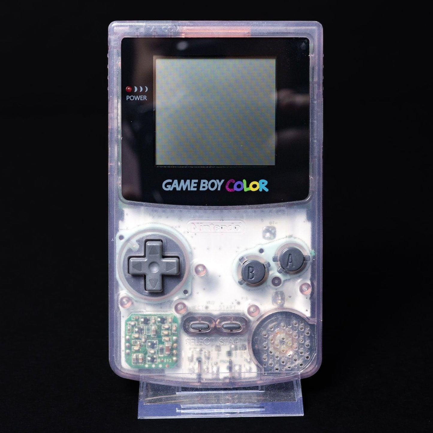 gameboy-color-modell-cgb-001-transparent-gereinigt-neues-original-display-1 - Utopia Collectibles