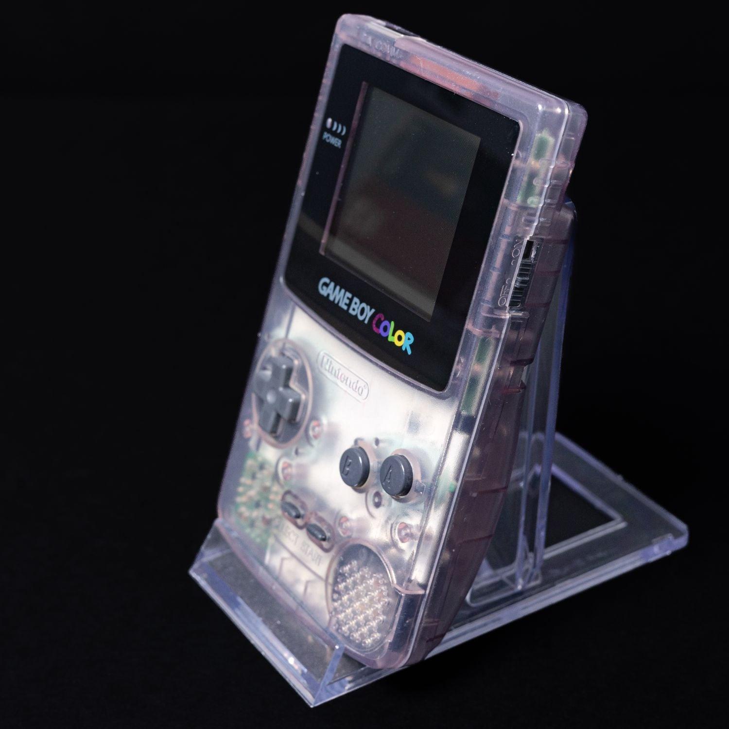 gameboy-color-modell-cgb-001-transparent-gereinigt-neues-original-display-2 - Utopia Collectibles