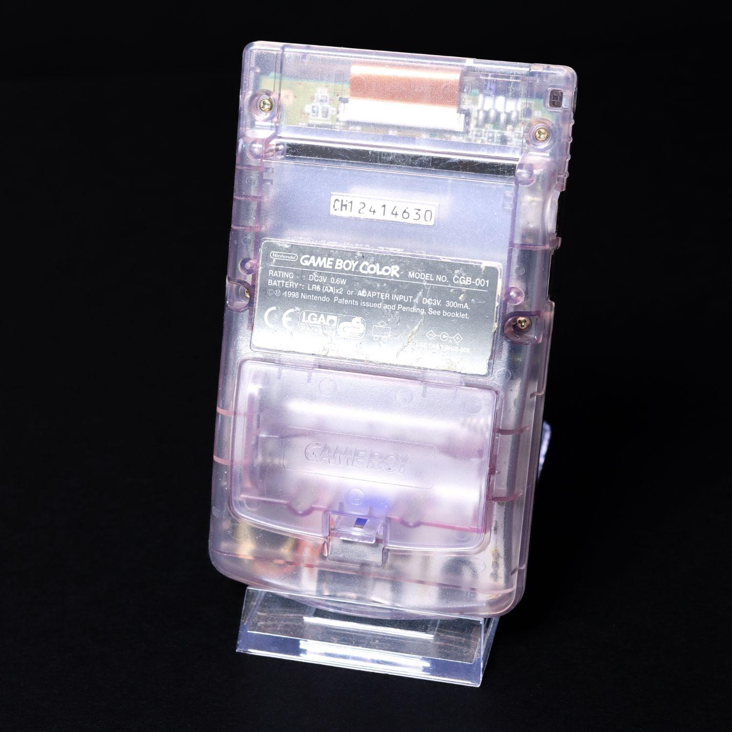 gameboy-color-modell-cgb-001-transparent-gereinigt-neues-original-display-3 - Utopia Collectibles