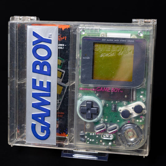 Gameboy - DMG-01 Transparent (Hip Boy) - mit Anleitung & Tragebox - Top Zustand