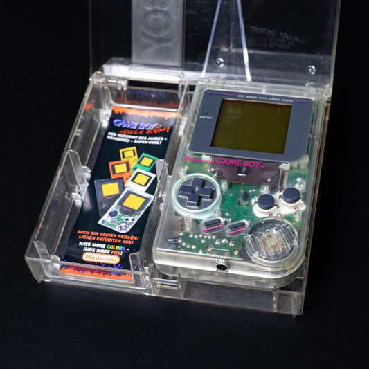 Gameboy - DMG-01 Transparent (Hip Boy) - mit Anleitung & Tragebox - Top Zustand