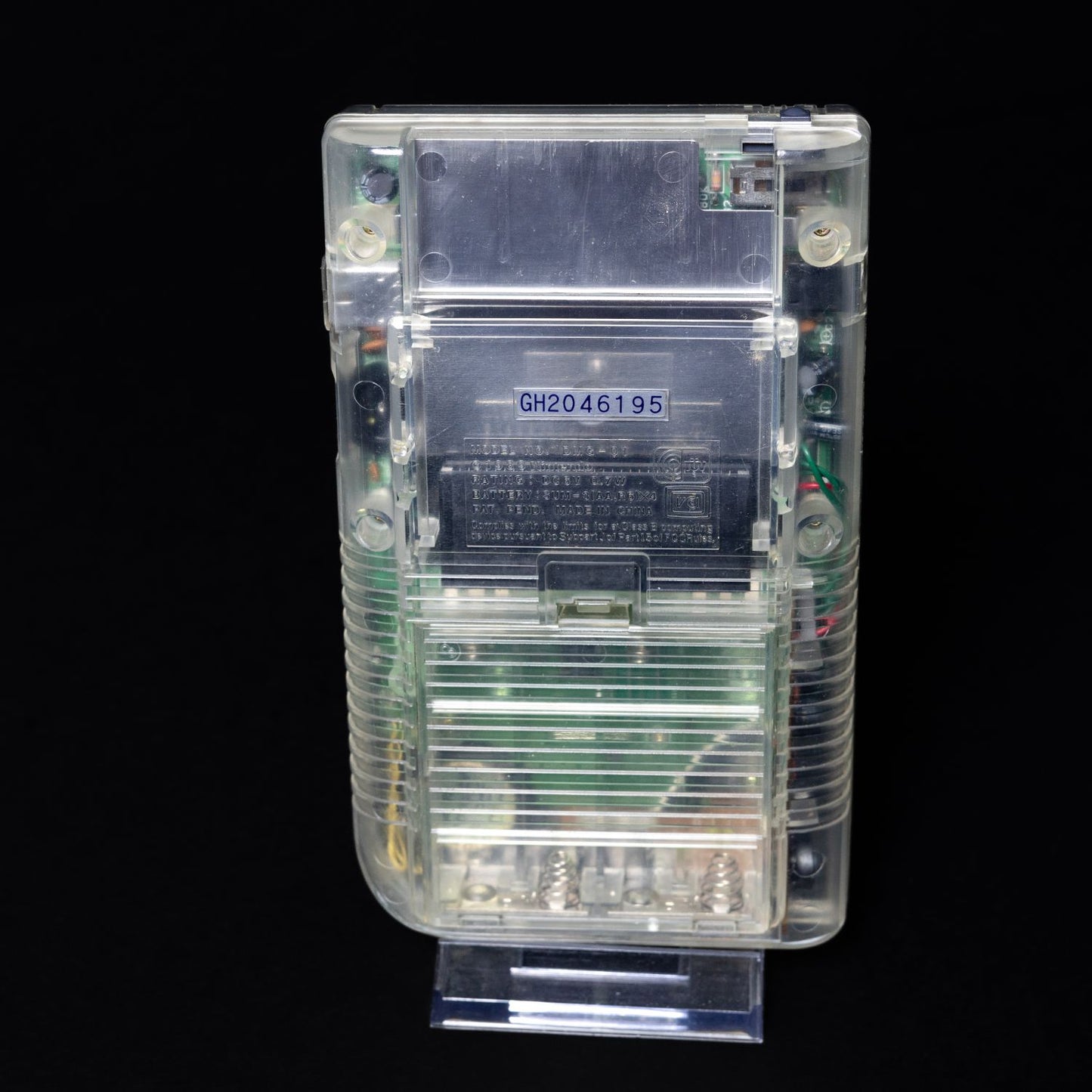 Gameboy - DMG-01 Transparent (Hip Boy) - mit Anleitung & Tragebox - Top Zustand