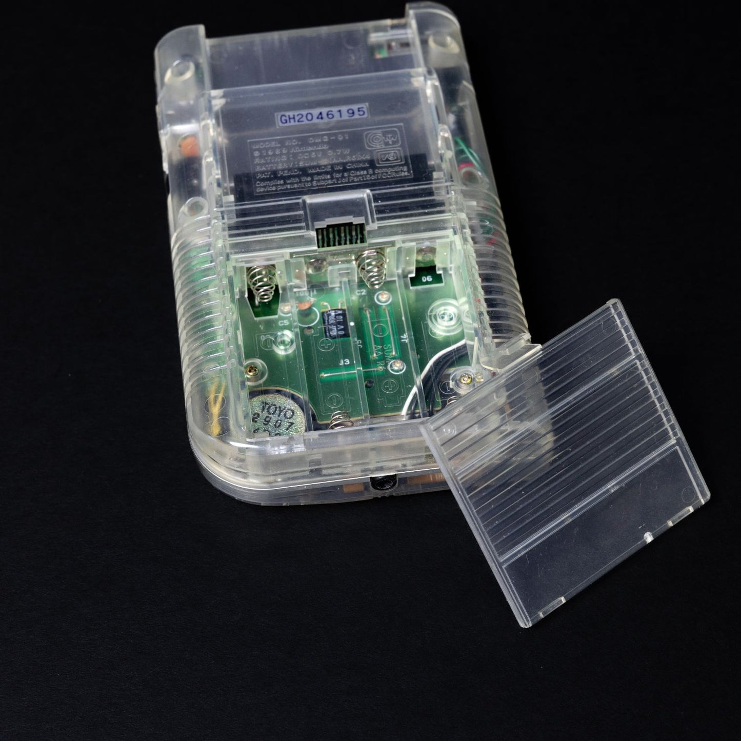 Gameboy - DMG-01 Transparent (Hip Boy) - mit Anleitung & Tragebox - Top Zustand
