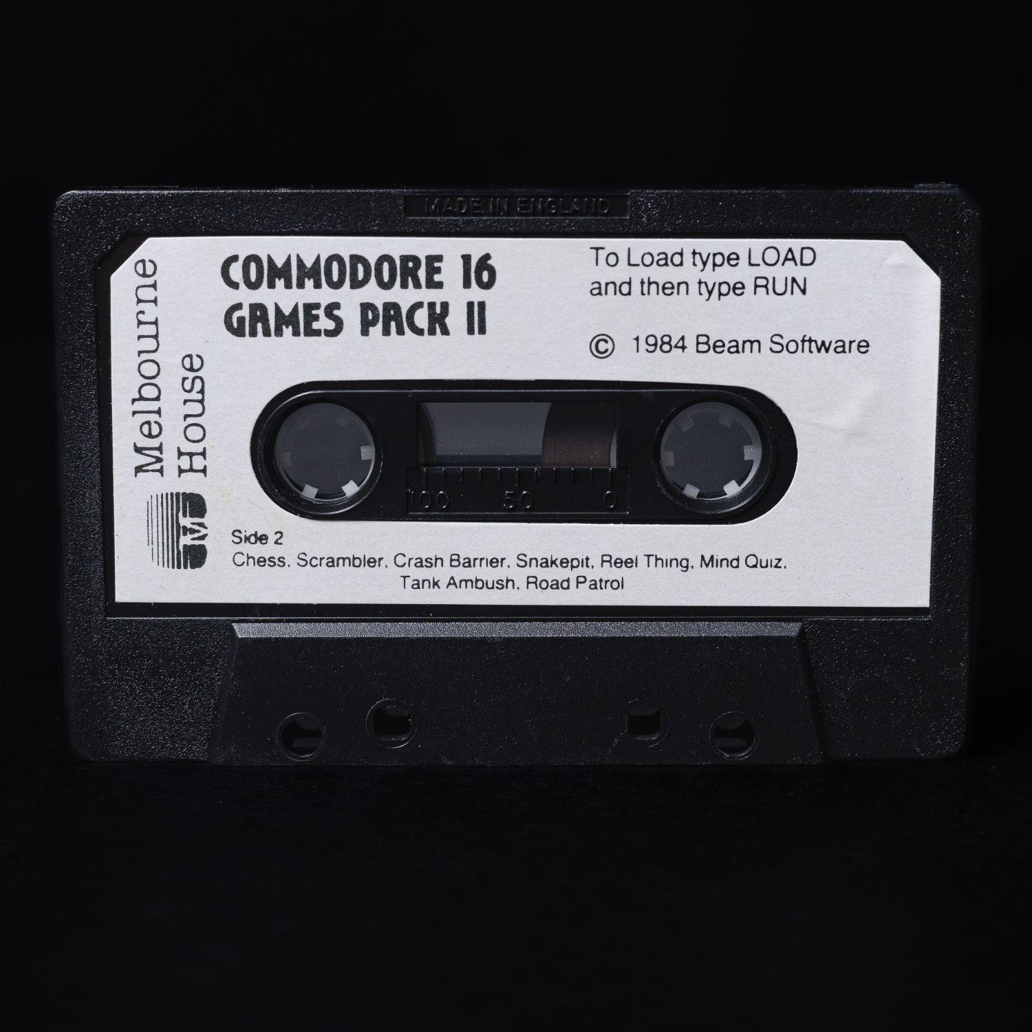 games-pack-ii-2-commodore-16-c16-plus-4-kassette-cib-gebraucht-4 - Utopia Collectibles