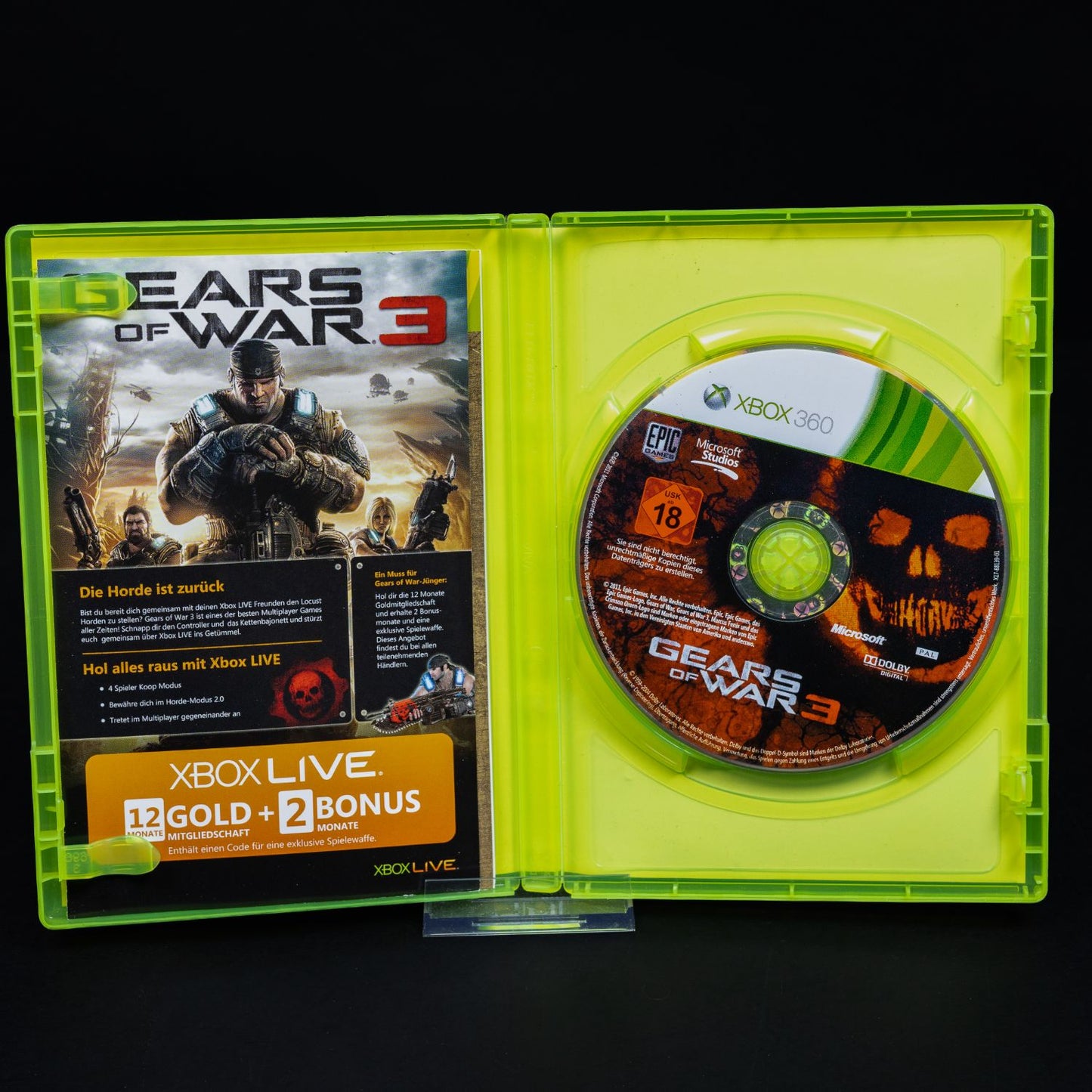 Gears of War 3 - XBOX 360 Spiel - CiB - Zustand Gut