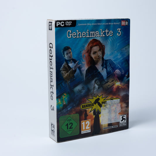 Geheimakte 3 - PC DVD-ROM Spiel - Big Box - CiB - Zustand Gut