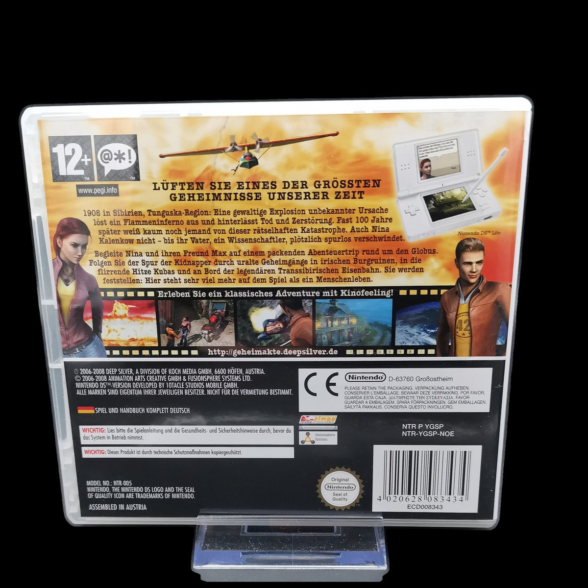 Geheimakte Tunguska - Nintendo DS NDS - mit Anleitung - deutsch - Zust. Sehr gut