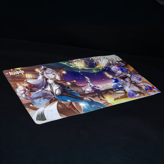 Genshin Impact - miHoYo Playmat - 70x40 cm - Spielmatte Schreibtischunterlage