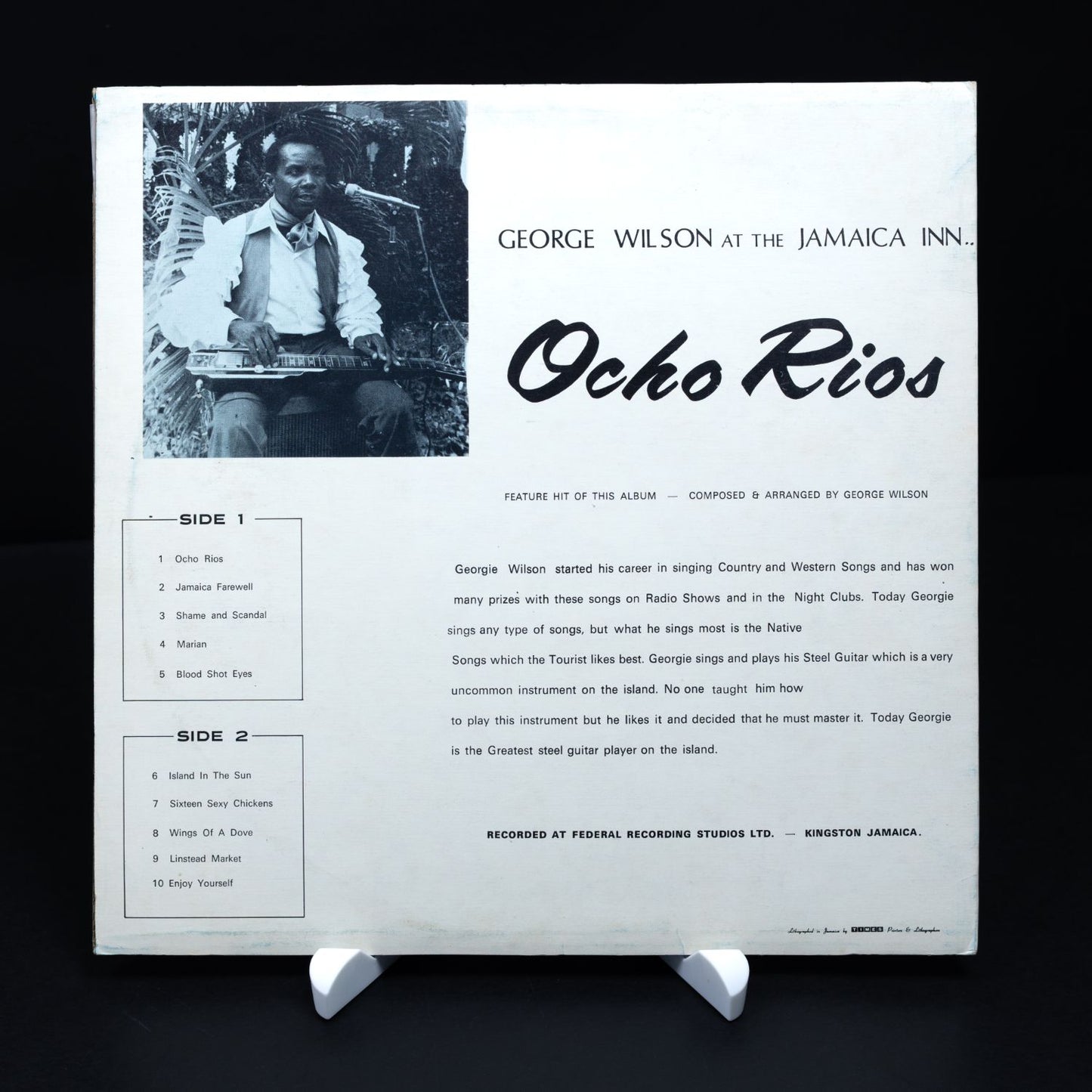 George Wilson - At The Jamaica Inn - Vinyl LP Schallplatte - VG+/NM - Gebraucht