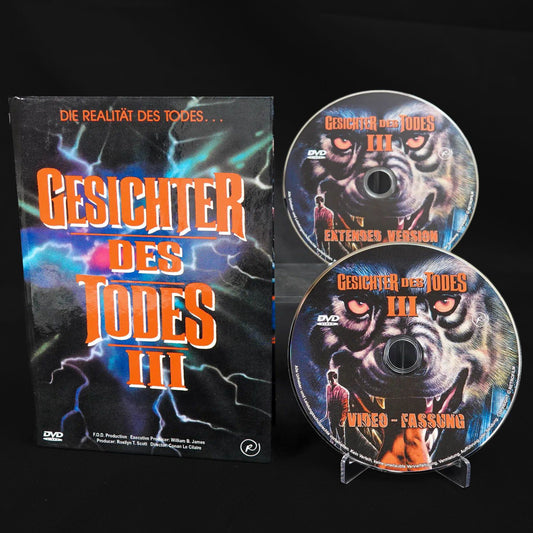 Gesichter des Todes III / 3 - Extended Version DVD Mediabook - Deutsch