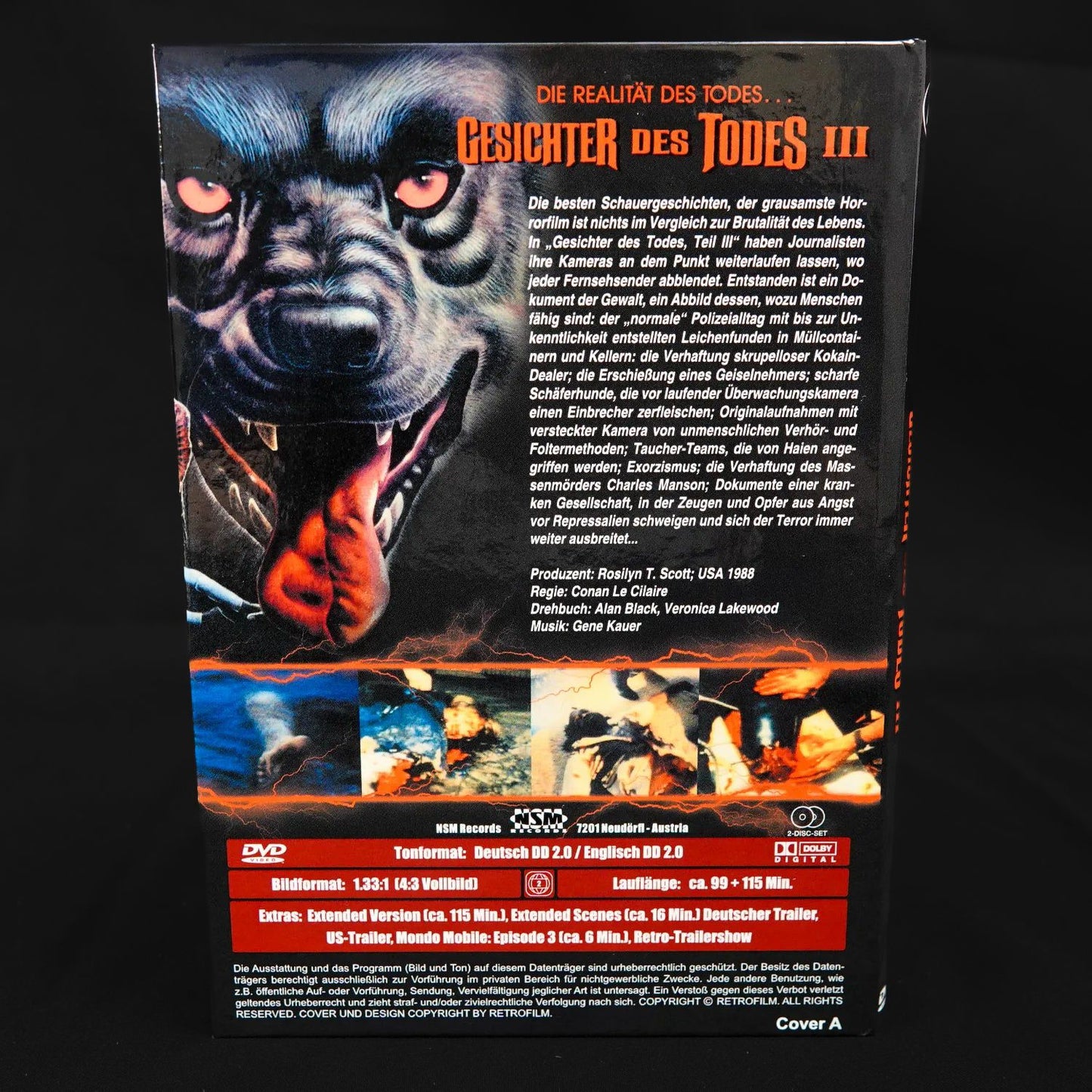 Gesichter des Todes III / 3 - Extended Version DVD Mediabook - Deutsch