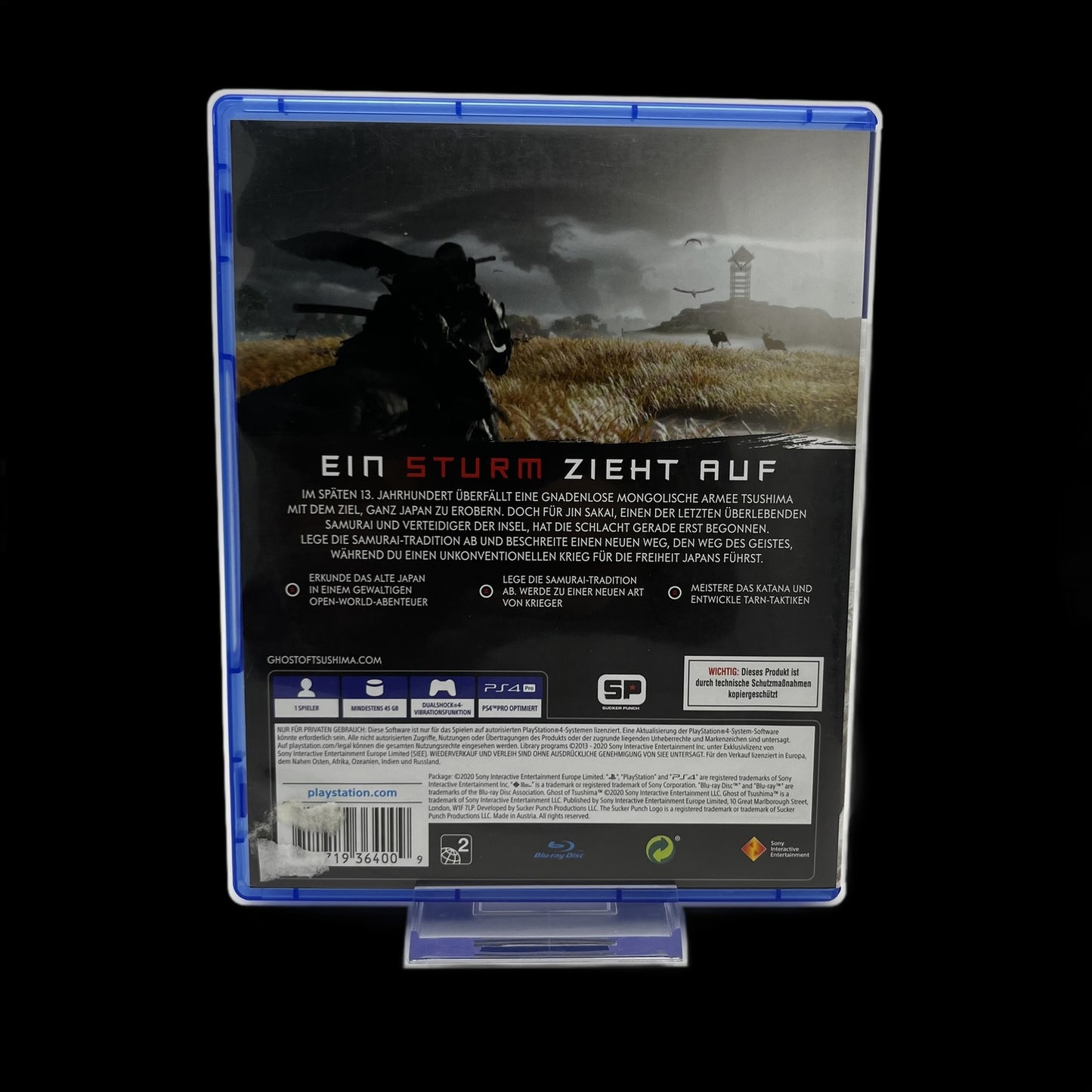 Ghost of Tsushima - Playstation 4 - In OVP - PAL - deutsch - Gebraucht