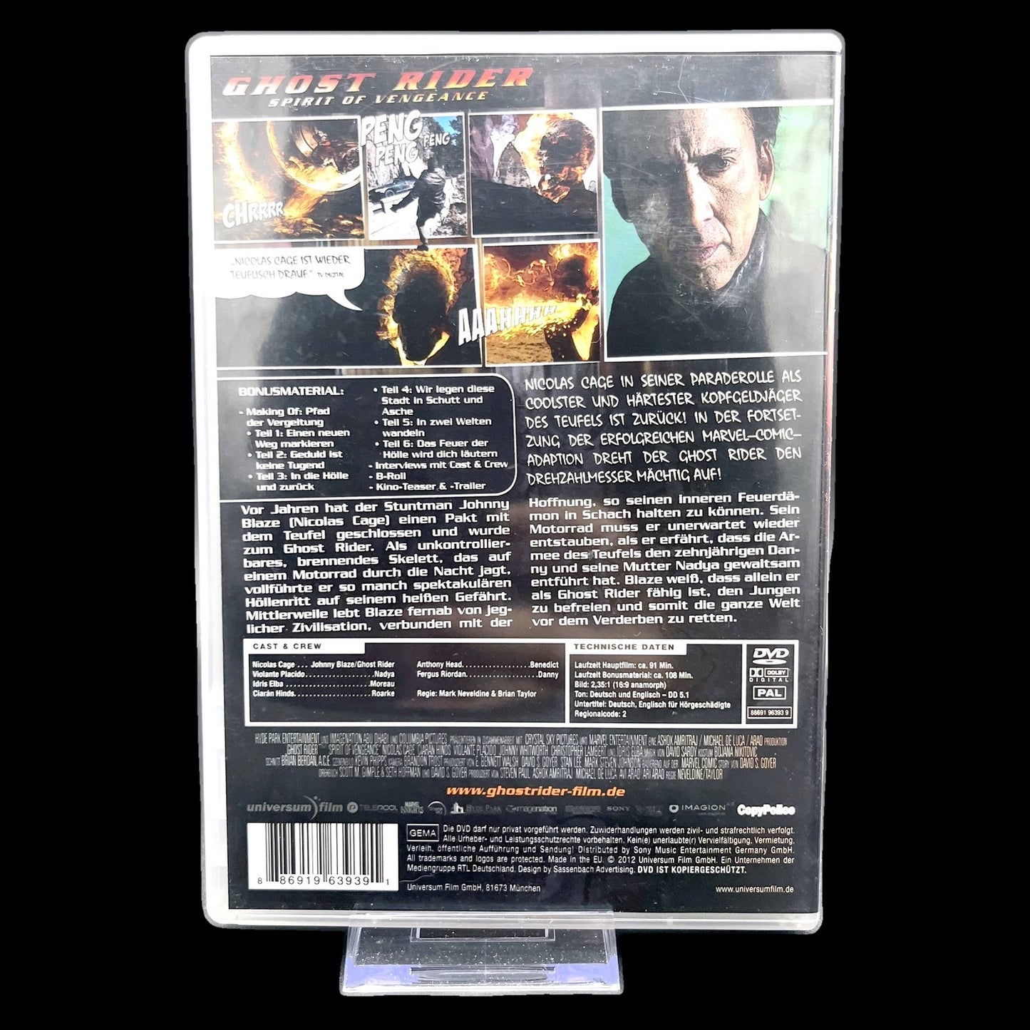 Ghost Rider: Spirit of Vengeance - Ghost Rider - Action - DVD - Film - Gebraucht