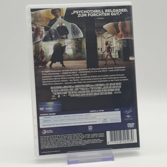 Glass - M. Night Shyamalan - Bruce Willis - DVD - Unbreakable - Zustand Sehr Gut