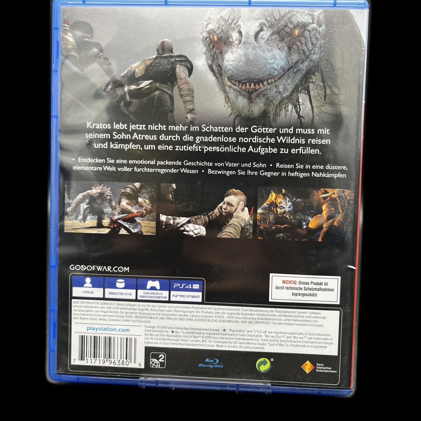 God of War - Santa Monica Studio - Sony PS4 Playstation 4 - Top Zustand