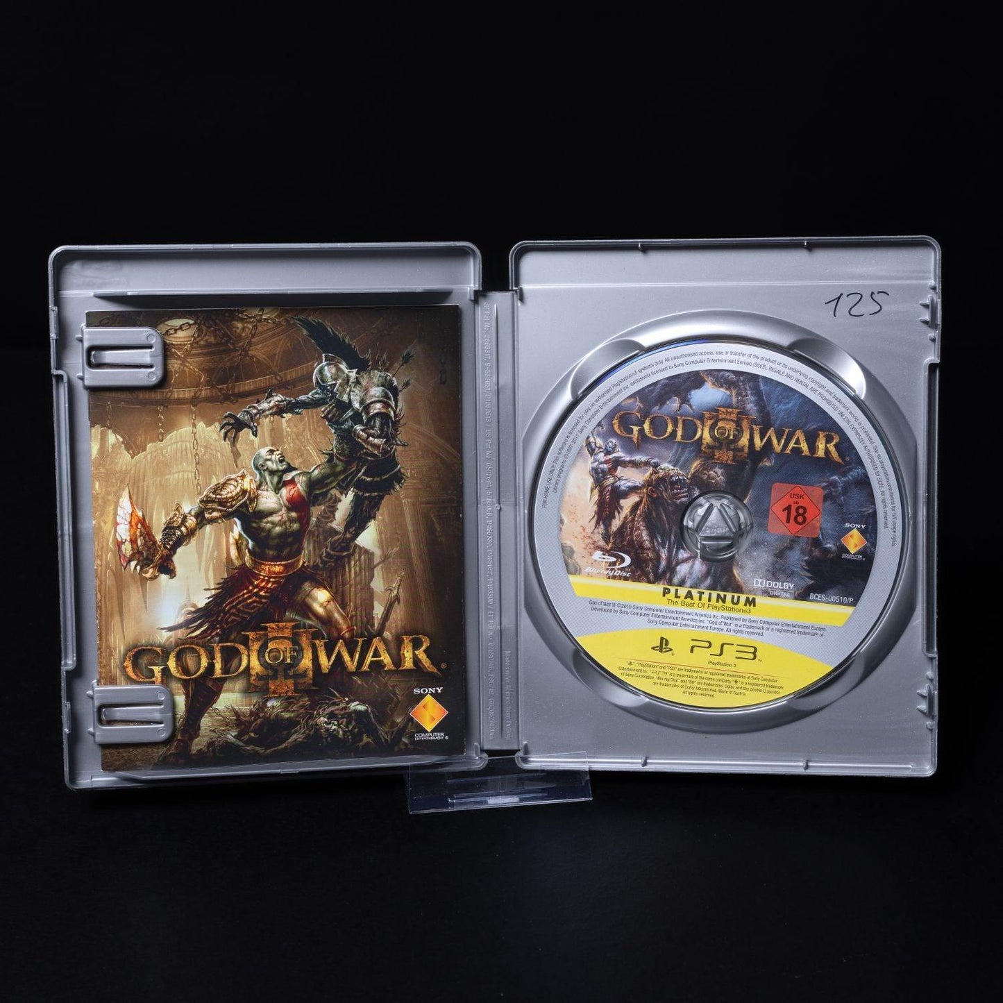 God of War III - Playstation PS 3 Platinum- Mit Anleitung - Zustand Sehr Gut