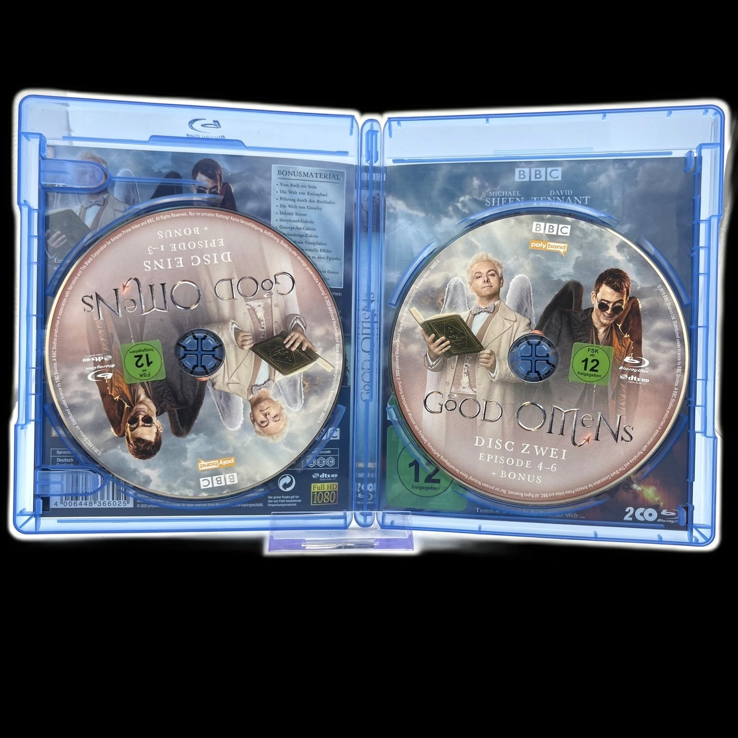 Good Omens - 2 Discs - Bonusmaterial - Full HD - Fantasie - Blu-Ray - Gebraucht
