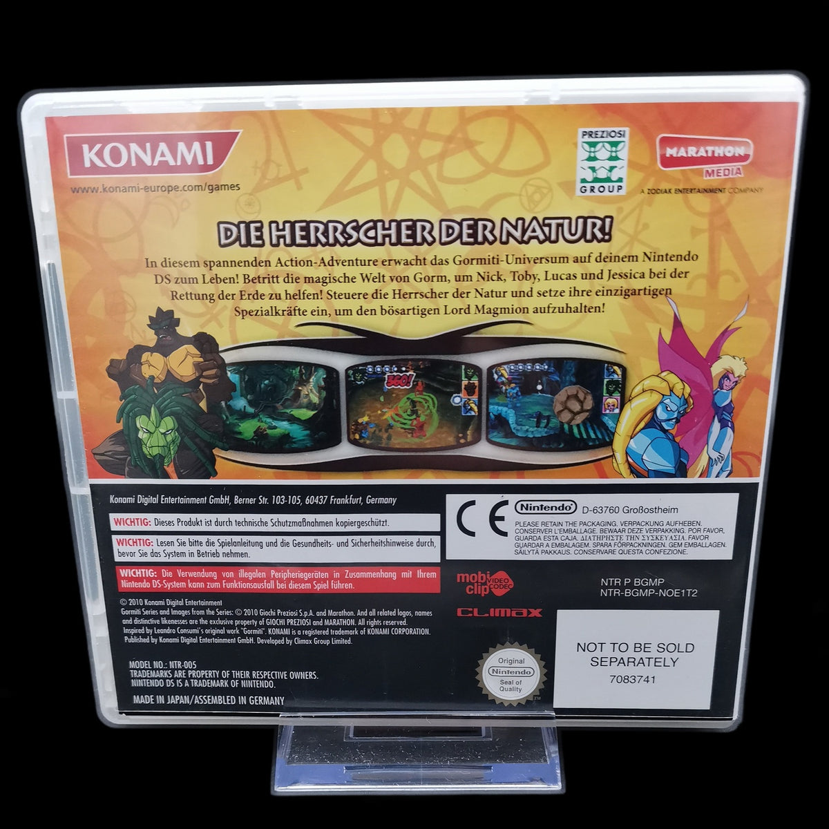 Gormiti: Die Herrscher der Natur! - Nintendo DS NDS - PAL - Zustand Sehr gut