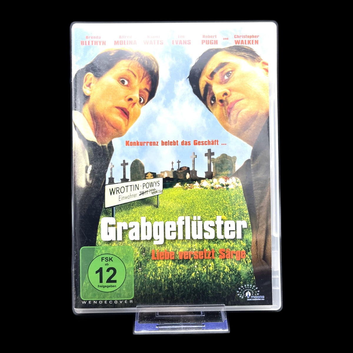 Grabgeflüster - Liebe versetzt Särge - FSK 12 - Wende-Cover - DVD - Gebraucht