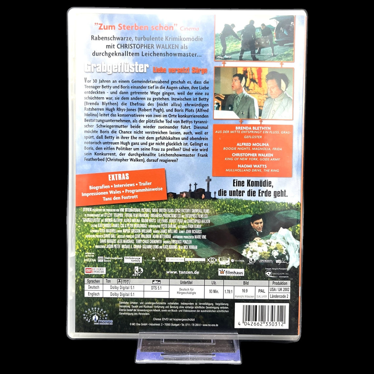 Grabgeflüster - Liebe versetzt Särge - FSK 12 - Wende-Cover - DVD - Gebraucht