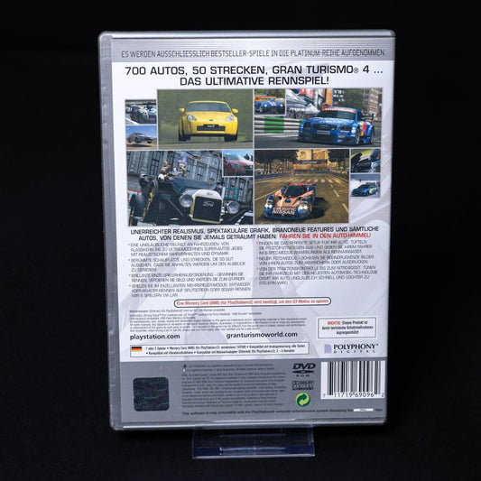 Gran Tourismo 4 - Playstation 2 PS2 Platinum + Anleitung - PAL - Zust. Sehr Gut