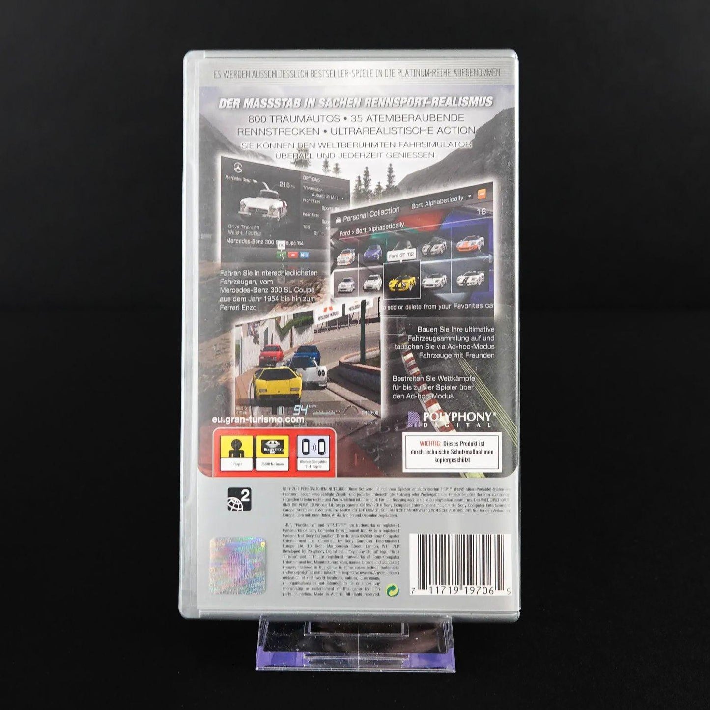 Gran Tourismo - Playstation Portable PSP Platinum - CiB Komplett - Gebraucht