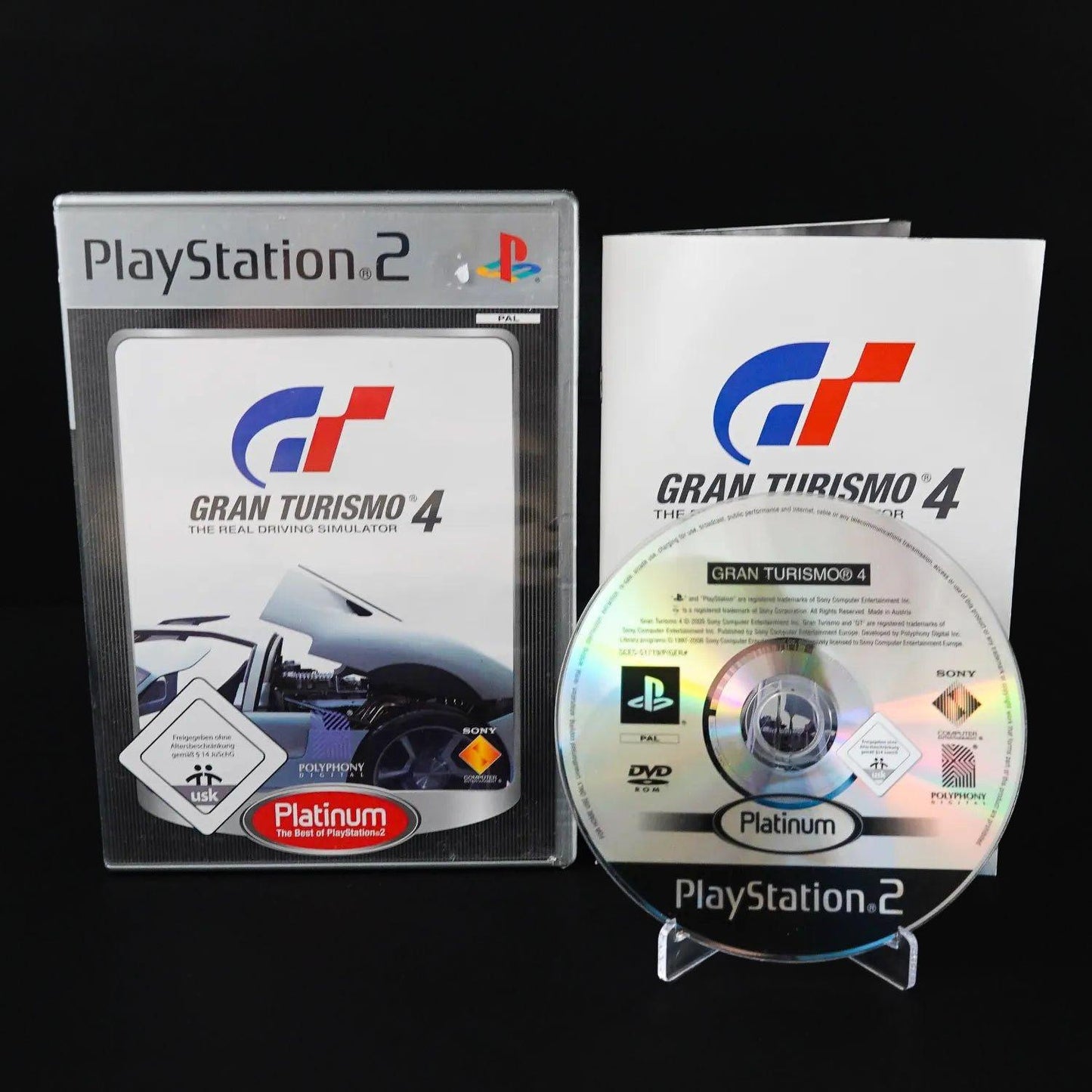 Gran Turismo 4 - Playstation 2 PS2 Platinum - CiB - PAL Deutsch - Gebraucht