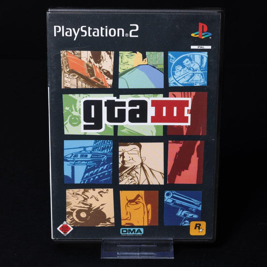 Grand Theft Auto III GTA 3 - Playstation 2 PS2 - mit Anleitung - PAL - Zust. Gut