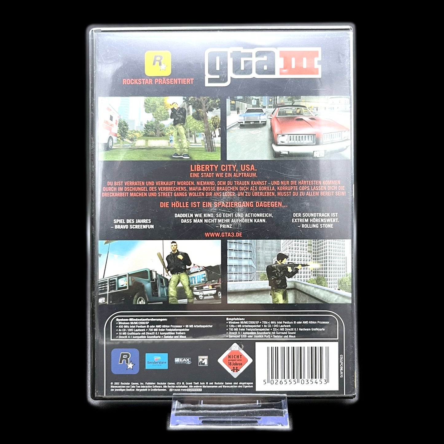 Grand Theft Auto III - PC - Action - Complete in Box - deutsch - Gebraucht