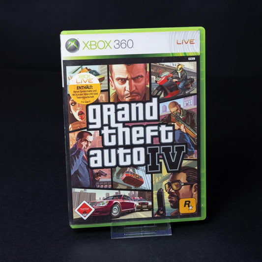 Grand Theft Auto IV (GTA 4) - XBOX 360 - mit Anleitung & Karte - Zustand Gut
