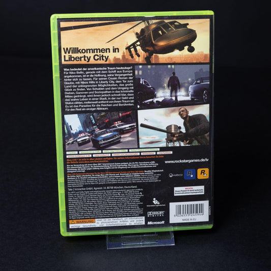 Grand Theft Auto IV (GTA 4) - XBOX 360 - mit Anleitung & Karte - Zustand Gut