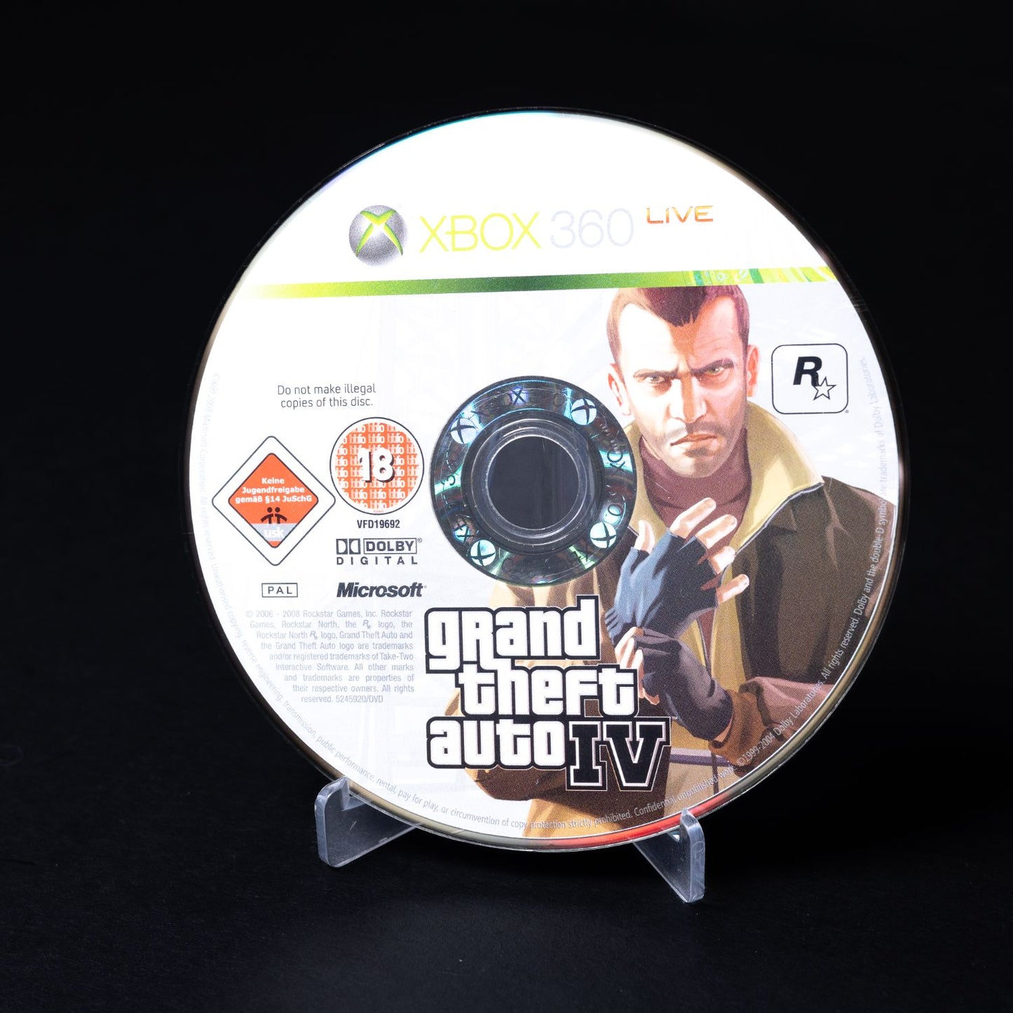 Grand Theft Auto IV GTA 4 - XBOX 360 - mit Karte - PAL - Deutsch - Zustand Okay
