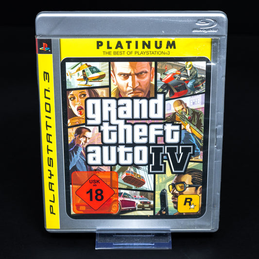 Grand Theft Auto IV - Playstation 3 PS3 PAL Spiel - Platinum - CiB - Zustand Gut