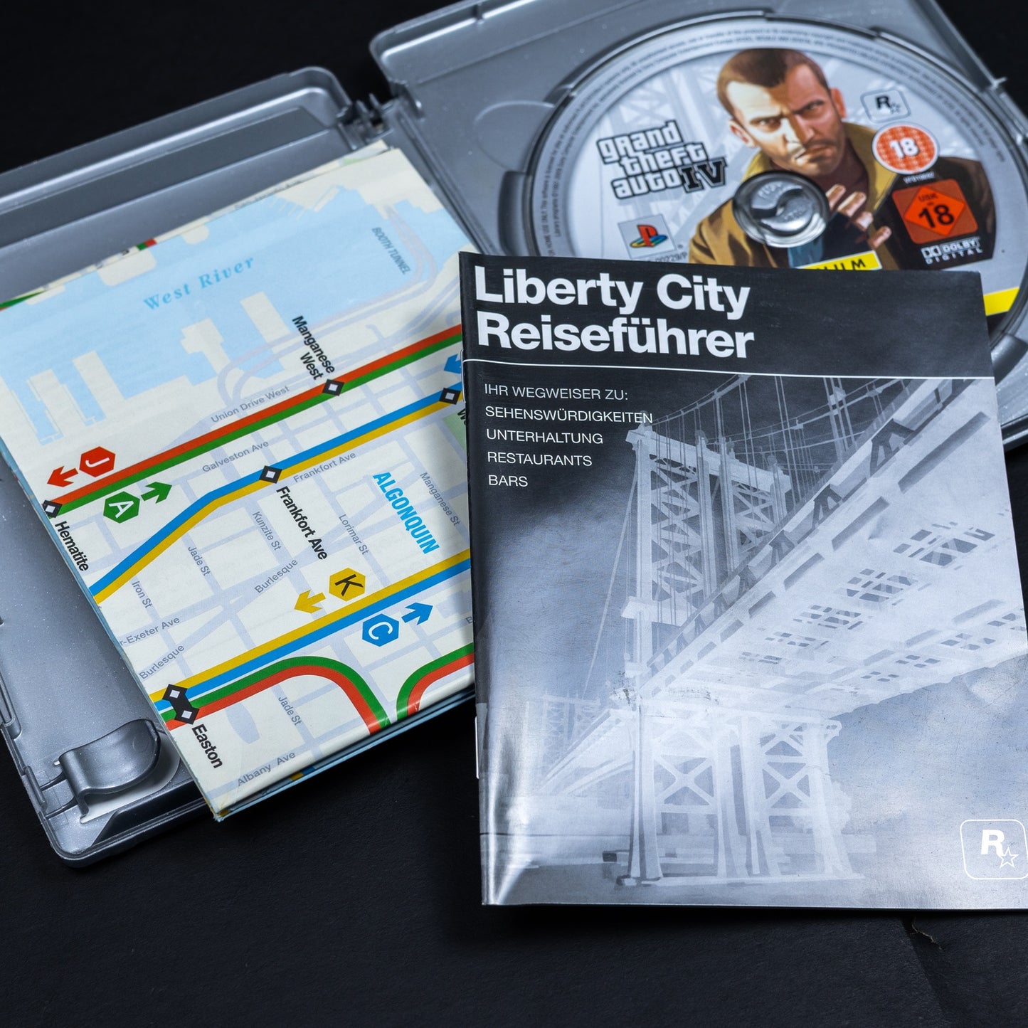 Grand Theft Auto IV - Playstation 3 PS3 PAL Spiel - Platinum - CiB - Zustand Gut