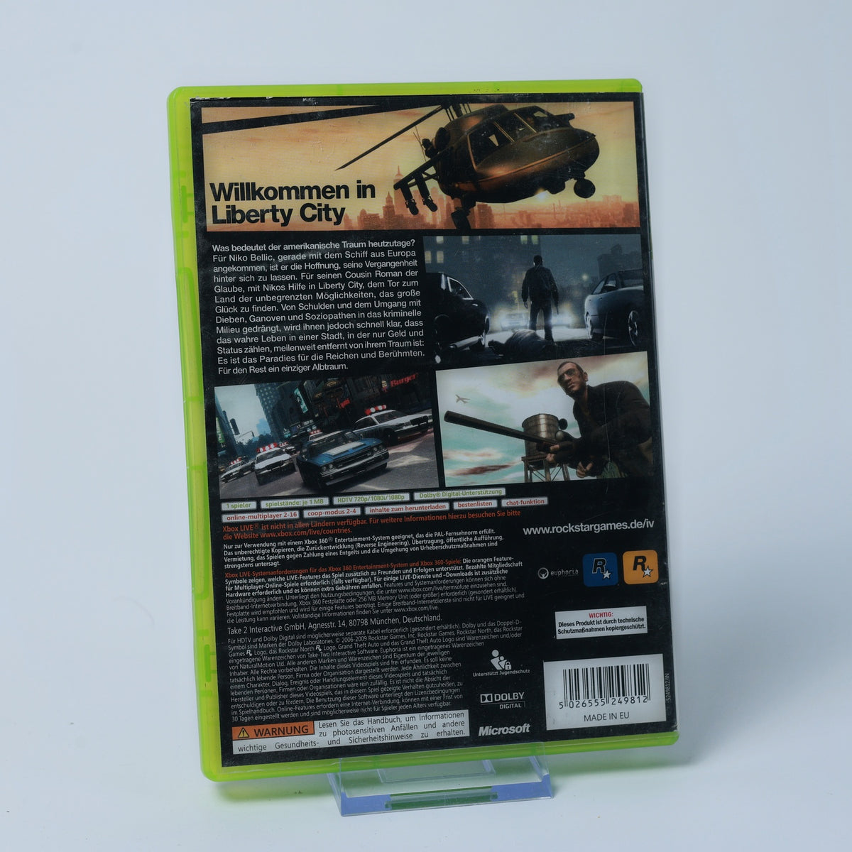 Grand Theft Auto IV - Xbox 360 Spiel - Nur CD - PAL - Deutsch - Zustand Sehr Gut