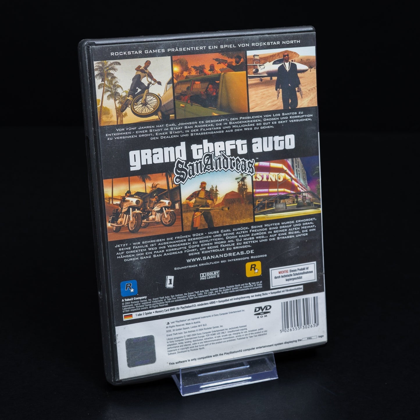 Grand Theft Auto (GTA): San Andreas - Playstation 2 PS2 - PAL - Zustand Gut