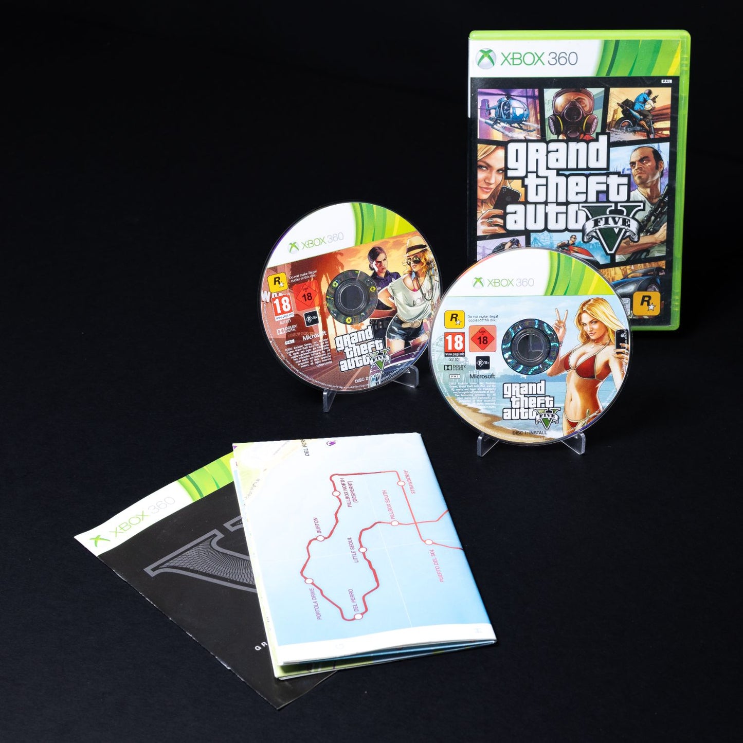 Grand Theft Auto V GTA 5 - XBOX 360 - CiB Komplett - PAL - Deutsch - Zustand Gut