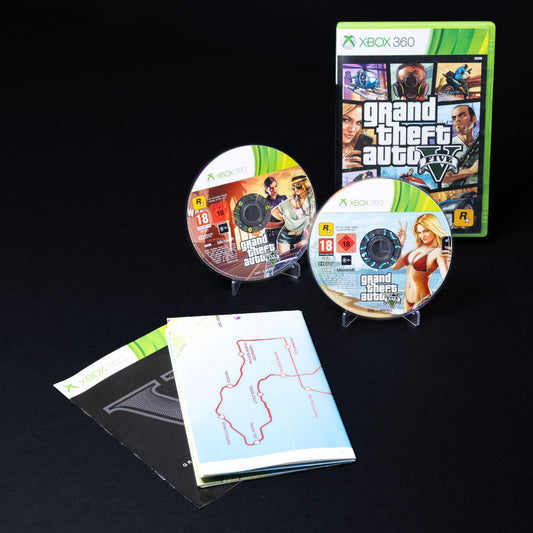 Grand Theft Auto V GTA 5 - XBOX 360 - CiB Komplett - PAL - Deutsch - Zustand Gut