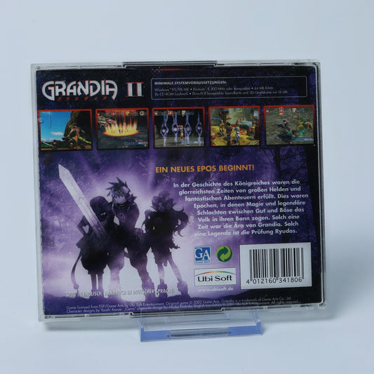 Grandia II - PC CD-ROM Spiel - Englisch - Zustand Sehr Gut