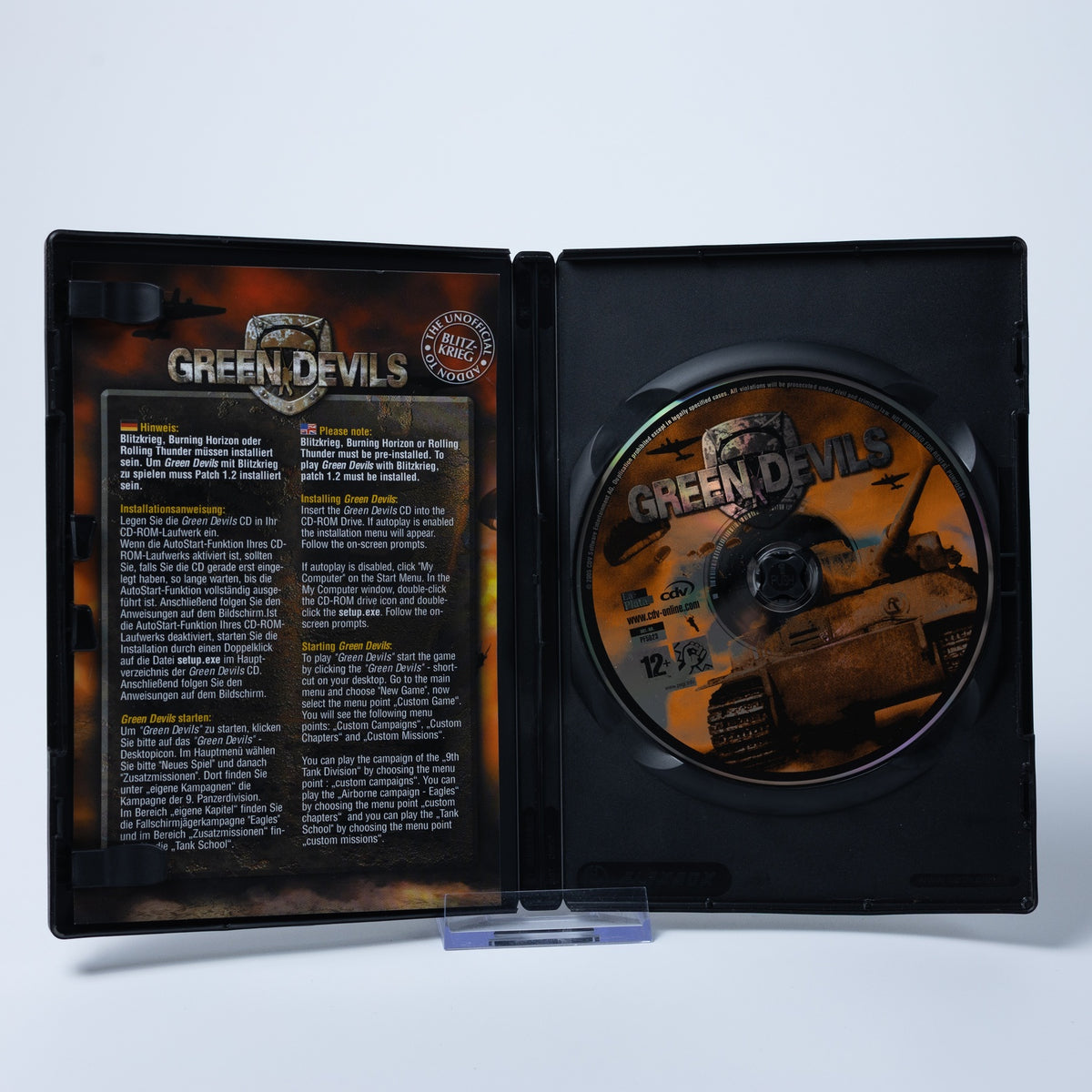 Green Devils - Unofficial Blitzkrieg Add-On - PC CD-ROM - Zustand Gut