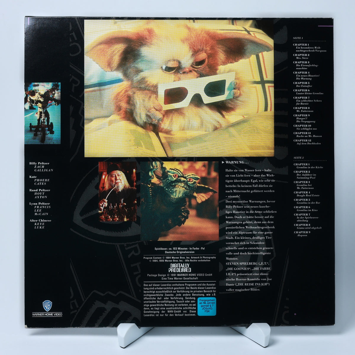 Gremlins - Kleine Monster - LaserDisc - 1991 - Regie: Joe Dante - Zustand Gut