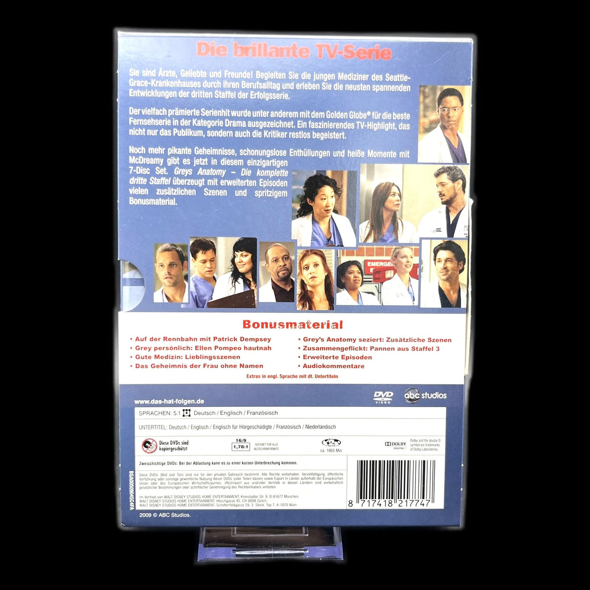 Grey's Anatomy - Staffel 3 - 7-Disc Set - Drama - DVD - Fernsehserie - Gebraucht