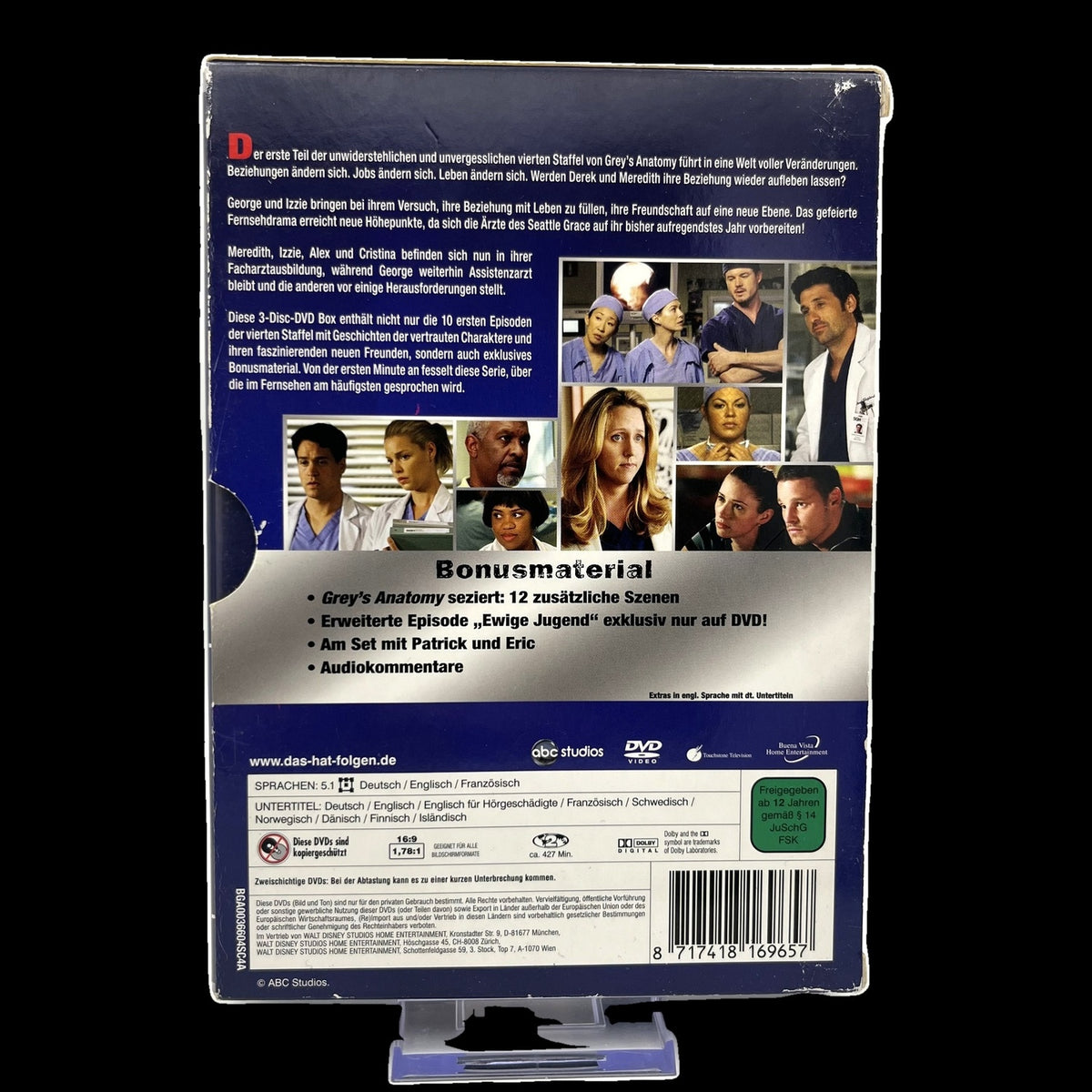 Greys Anatomy - 3-Disc Set - 4. Staffel - DVD - Drama - Gebraucht