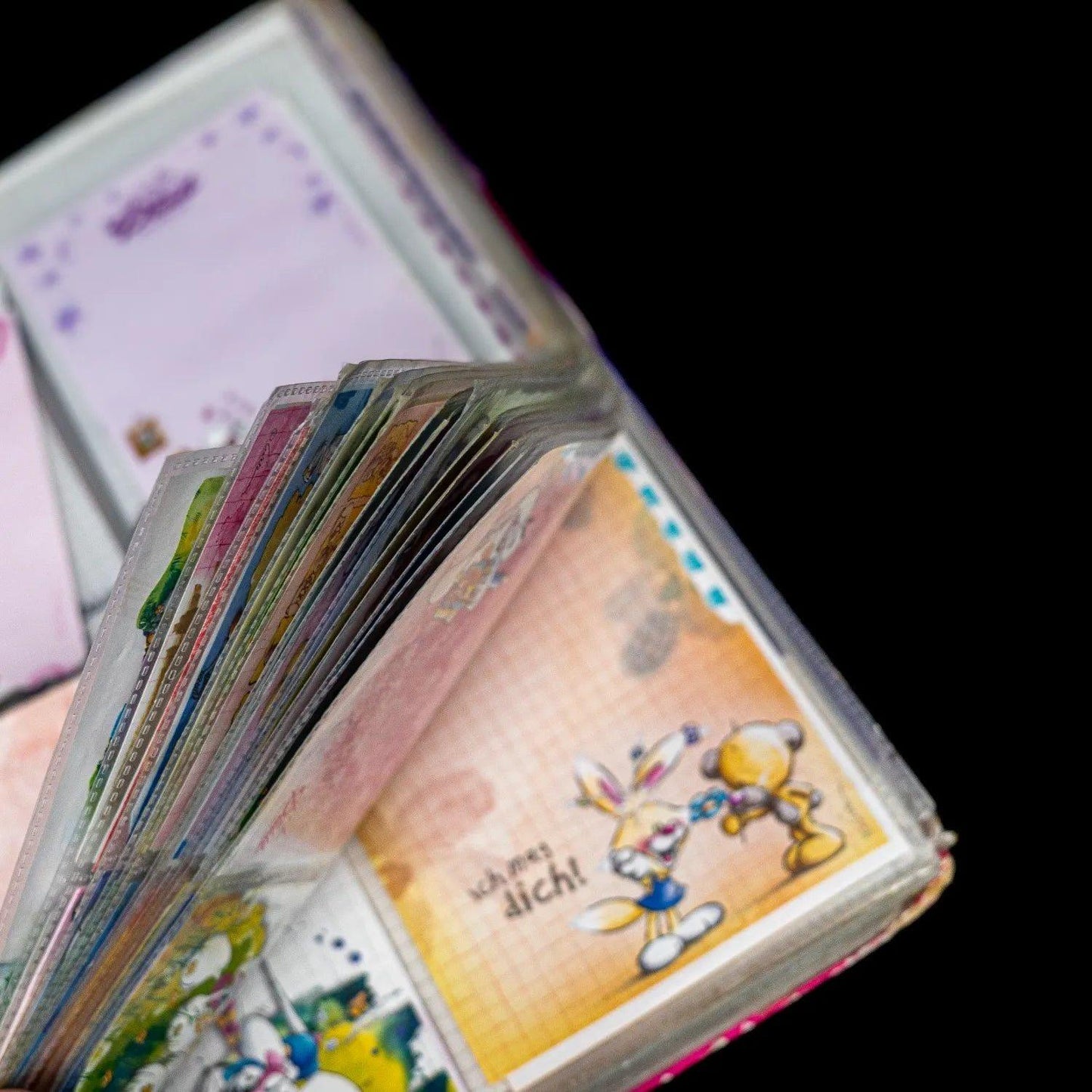 Große Diddl Sammlung - Ordner mit Diddl-Blättern + Postkarten + Notizseiten