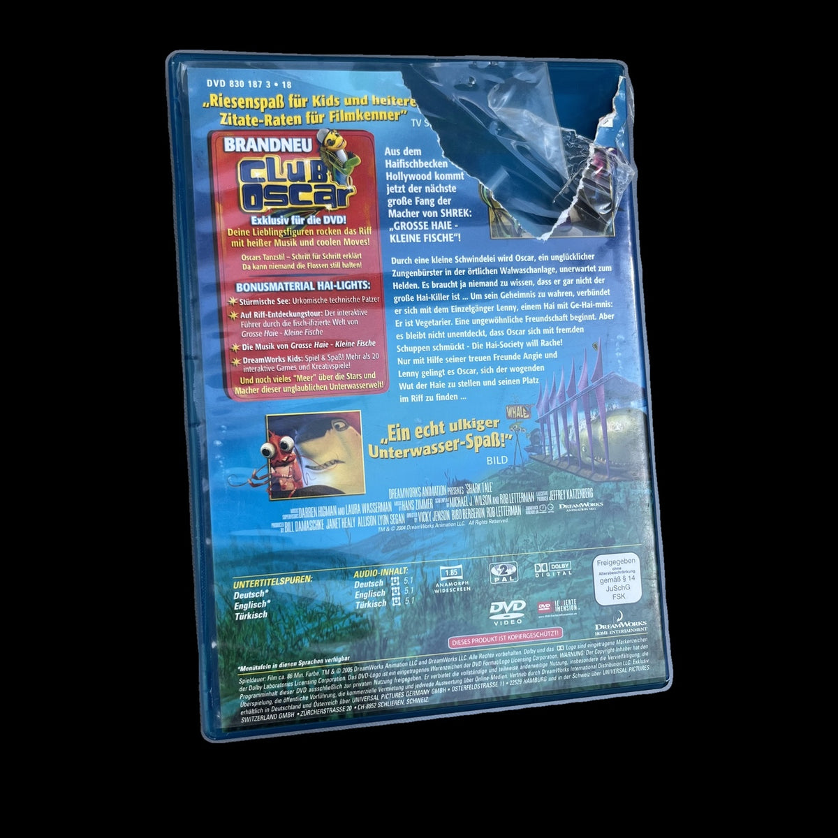 Grosse Haie - Kleine Fische - DreamWorks - DVD - Animation - Film - Gebraucht