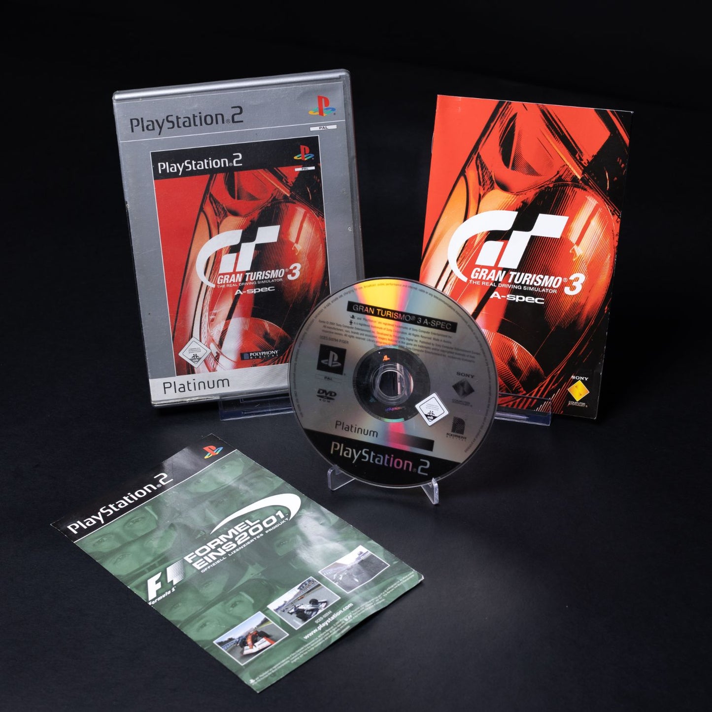 GT Gran Tourismo 3 A-Spec - Playsation 2 PS2 Platinum- CiB - PAL Deutsch