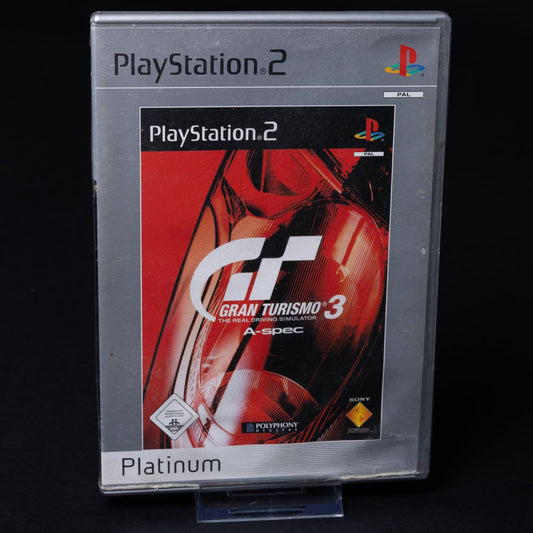 GT Gran Tourismo 3 A-Spec - Playsation 2 PS2 Platinum- CiB - PAL Deutsch